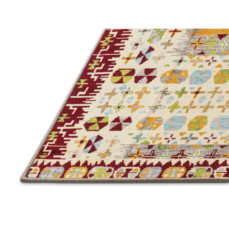 Abstract Indoor Rug, Rectangle 4' x 6'