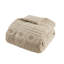 Édredon 2 pièces en chenille brun clair pour lit simple / simple TG, design Southwestern