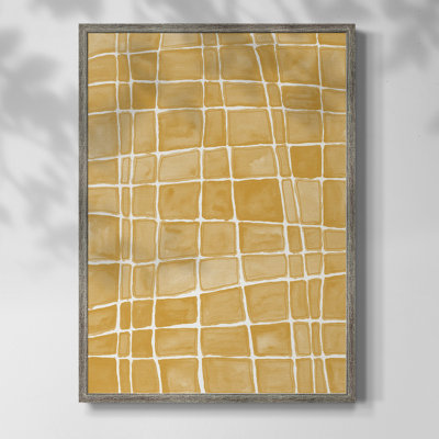 Square Bluff IV Framed Print - Solid Wood