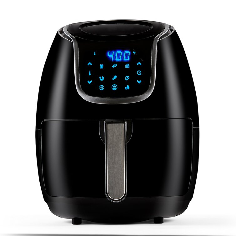 Power XL Grill Air Fryer Home, Electric Indoor Grill and 5.5 Quart Air  Fryer Multi-Cooker – Black