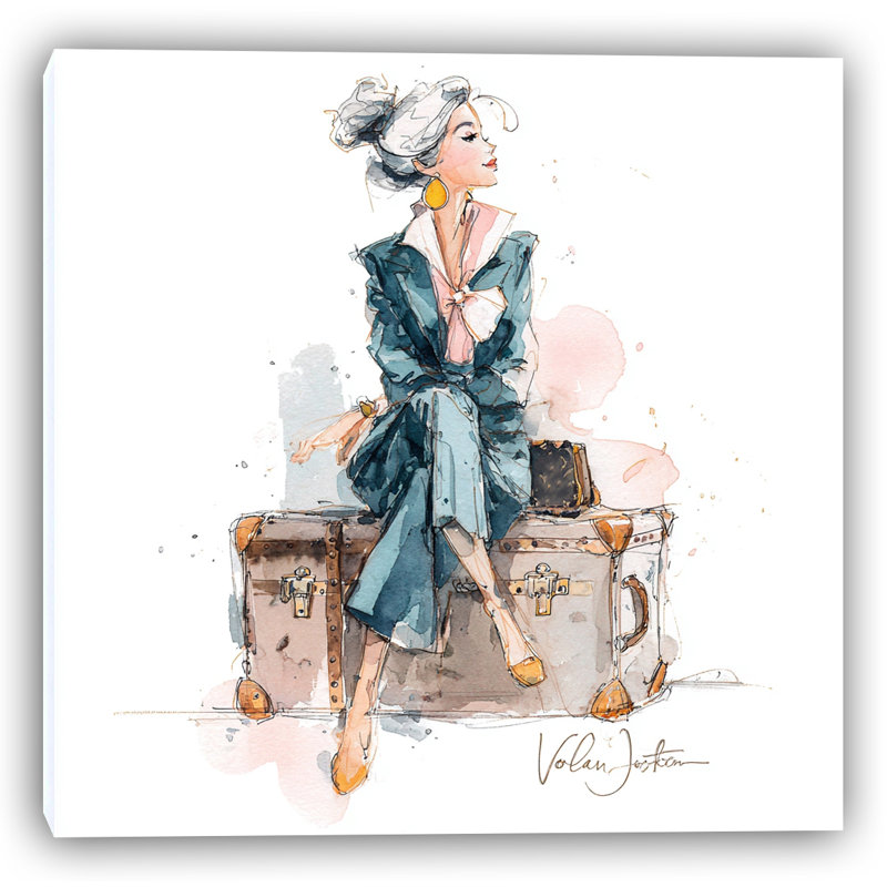 "Traveller's Poise", art mural sur toile tendue