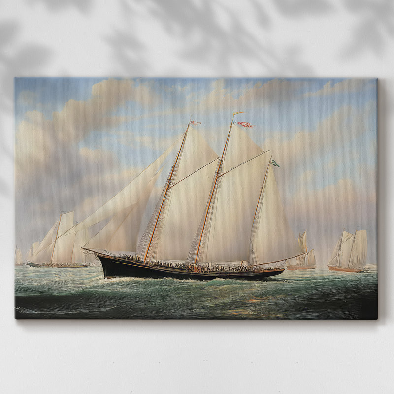 Série nautique-Lxxv -Galerie enveloppée Cavas, 12 x 18