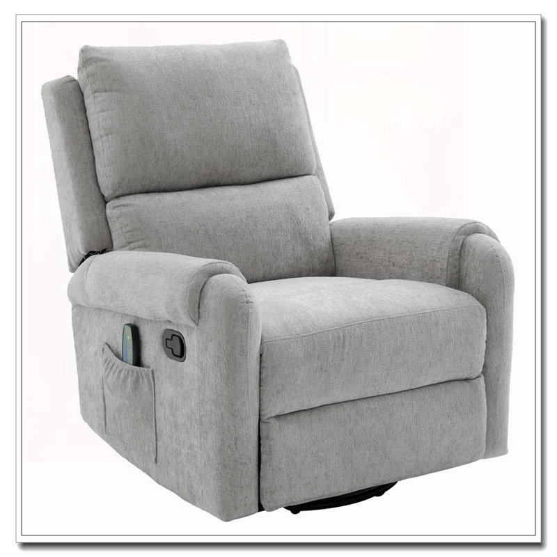 Fauteuil inclinable manuel avec massage, Gris