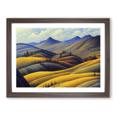 Fierce Spring Meadow Landscape - Single Picture Frame Print