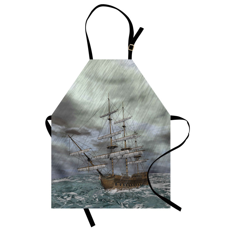 No Pattern Bib Apron