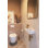 Lavabo de salle de bain mural rectangulaire en porcelaine vitrifiée avec trou pour robinet 14,37 po x 7 po Liberty