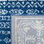 Tapis bleu marine / gris Shally-1493368689