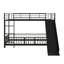 Metal Bunk Bed With Slide And Guardrails-196571182