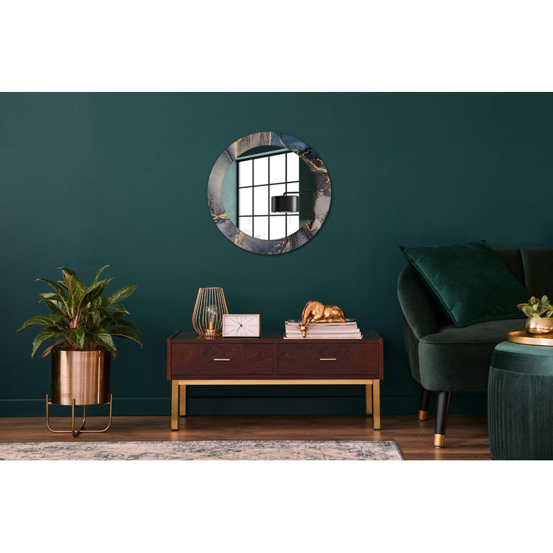 Huldar Glass Flat Wall Mirror