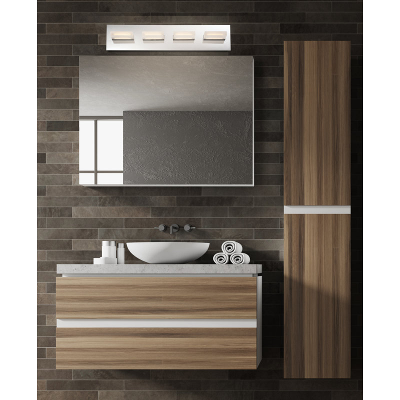Barre d'éclairage de salle de bain 4 lumières Olson