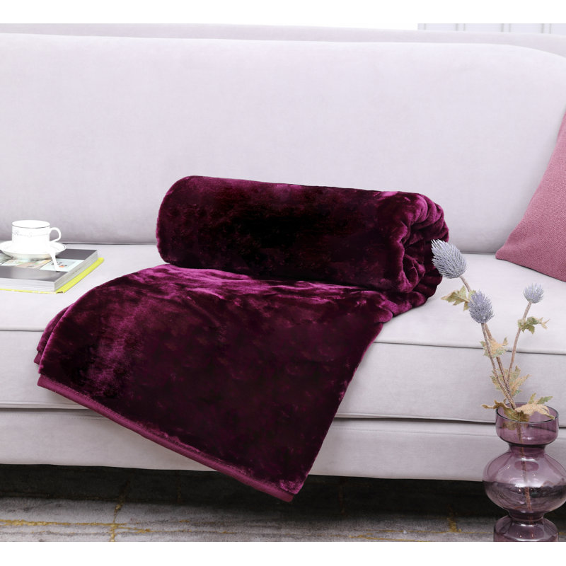 Bernestine Throw Blanket, W150 x L200cm, Purple