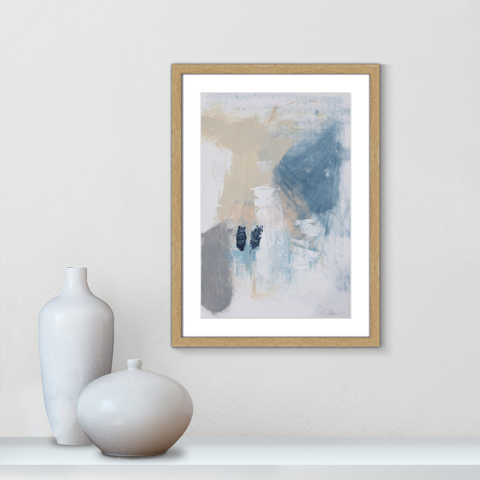 Coastal Carnival II Print by Casa Fine Arts, White, 23" H x 17" W x 1.25" D, Natural Single Picture Framed Paper