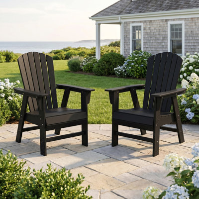 Seashell Upright Adirondack Chair (Set Of 2)