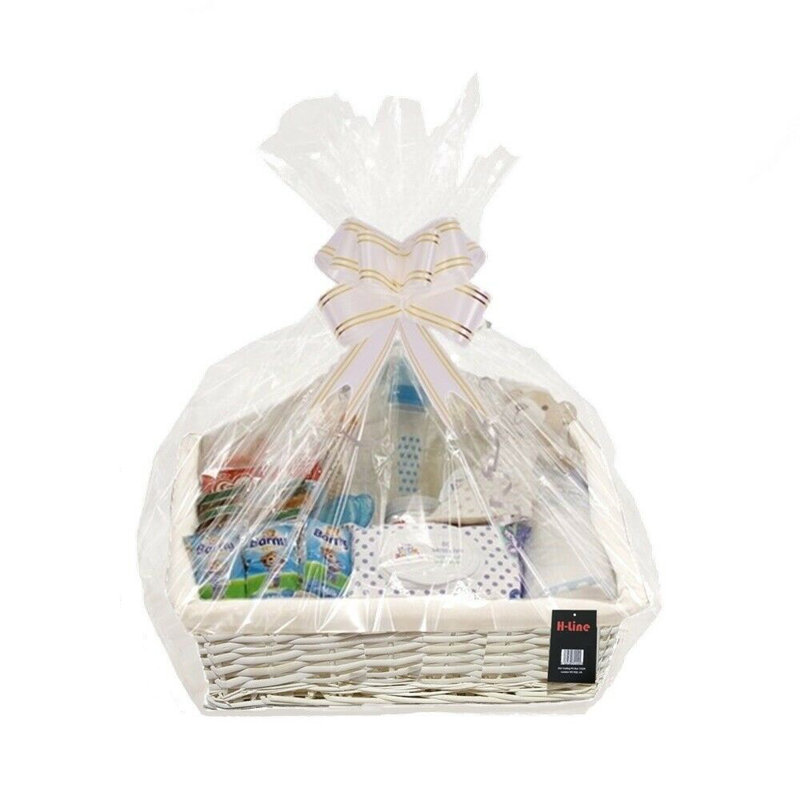 H-line Wicker Decorative Basket, 16cm H x 32cm W x 43cm D