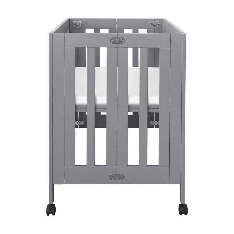 Origami Mini Portable Crib, Gray