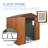 6ft x 6ft Outdoor Metal Storage Shed with Metal Foundation ,With window-116106301-116106303