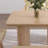 Simple solid wood table and chair combination-104367383