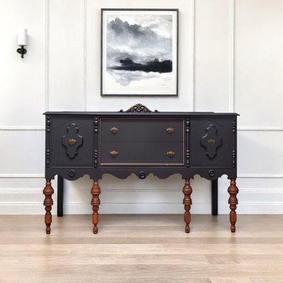 Retro Multifunctional Console Table