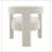 Beige Boucle Side Chair