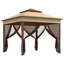 3x3 m Pop Up Gazebo, Height Adjustable Garden Tent with Netting-135726279