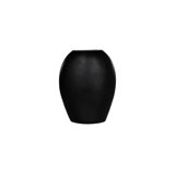 Pod Vase, Large, Black Matte