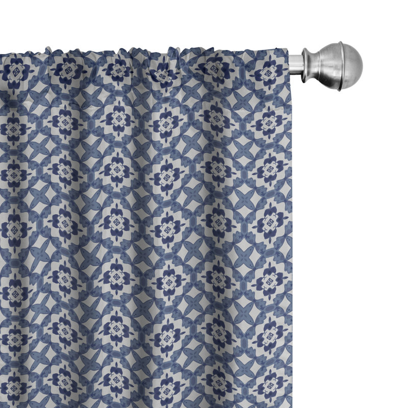 Rideaux 4 panneaux East Urban Home, L 56 po x L 95 po