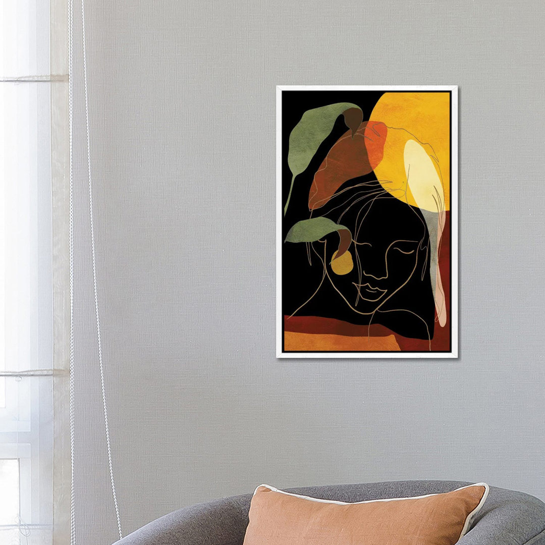 Woman In Black von Ana Rut Bré - Galerie-verpackte Leinwand Giclée auf Leinwand