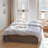 French Linen Bed Skirt with Pleated Corner Drop-135105760-135105754-135105753