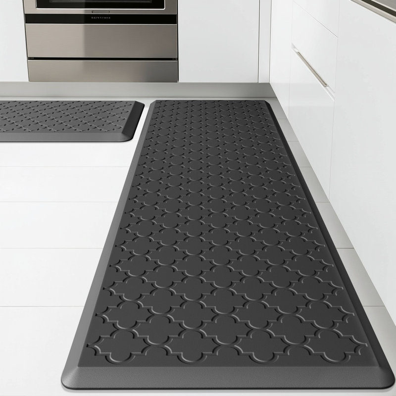 Tapis anti-fatigue, Gris, Tapis de couloir 17,3 po x 30 po + 17,3 po x 59 po