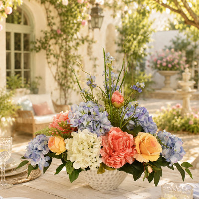 Silk Arrangement in Vase