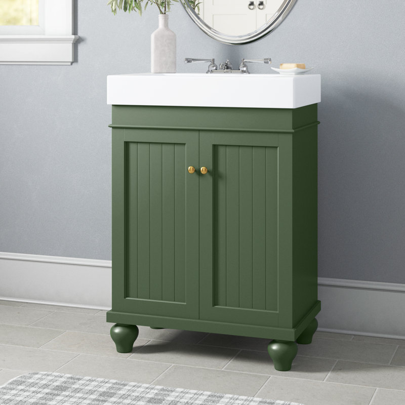 Ensemble de meuble-lavabo simple 24 po Dacion, Vert Vogue