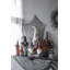 Gnome debout en tissu avec bannière orange «B-O-O» pour décoration d'Halloween Kevin