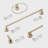 GlideRite Avalon Collection 4-Piece Bathroom Hardware Set-98379500