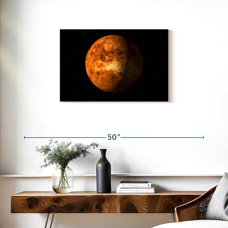 Planète Oberle Venus, H 20 po x l 30 po
