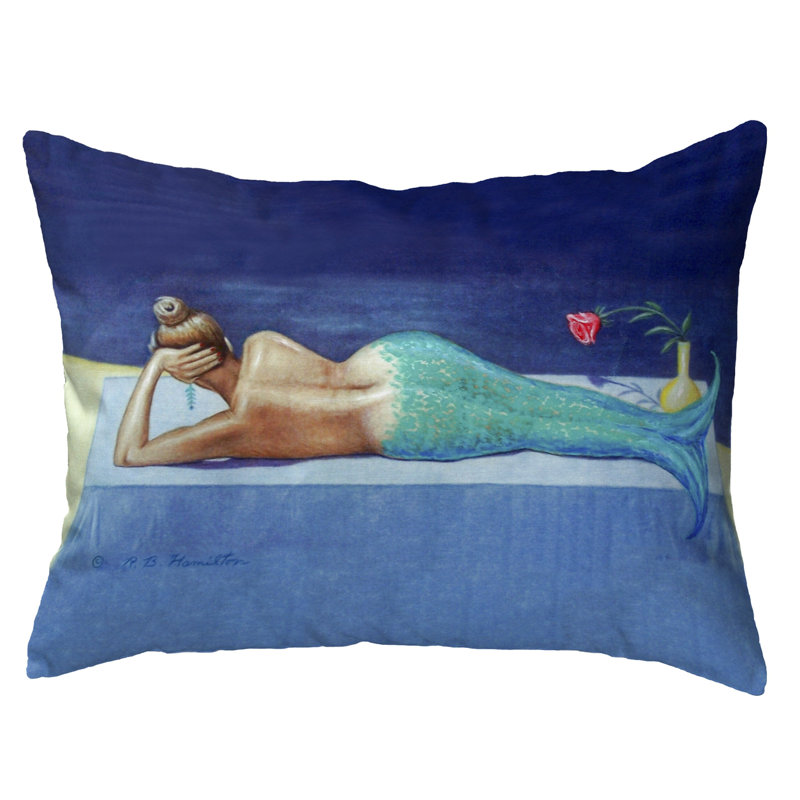 Outdoor Reversible Throw Pillow