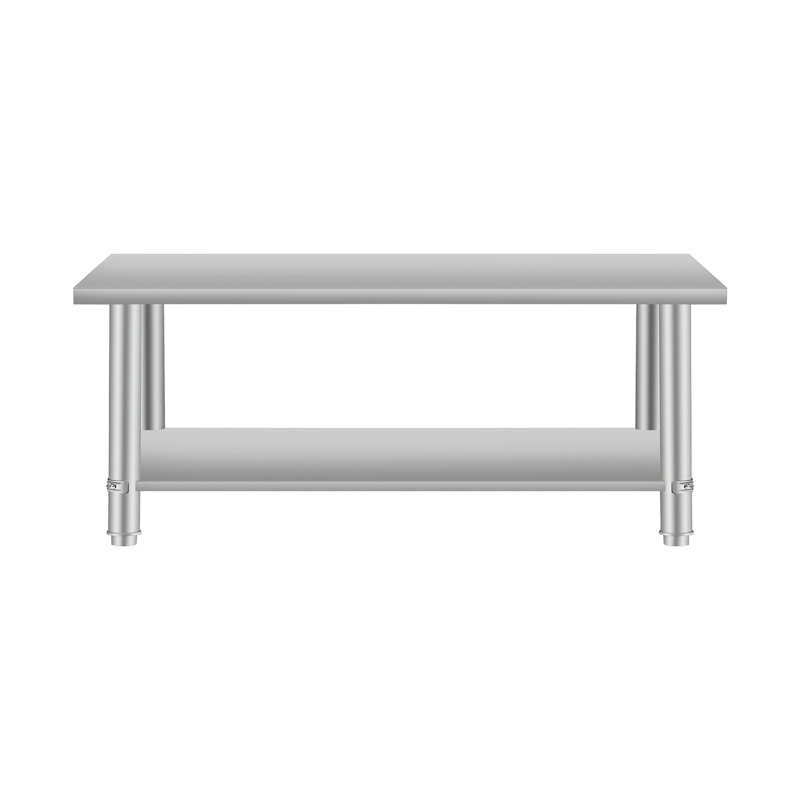 Table de travail commerciale, H 35,50 po x l 60 po x P 24 po