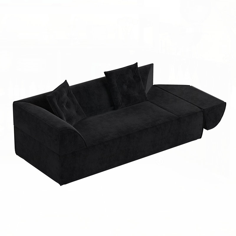 Canapé-lit 3 en 1 Boneless, Noir