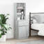 Bedside Cabinet 39X35x125 Cm Engineered Wood-1895210852