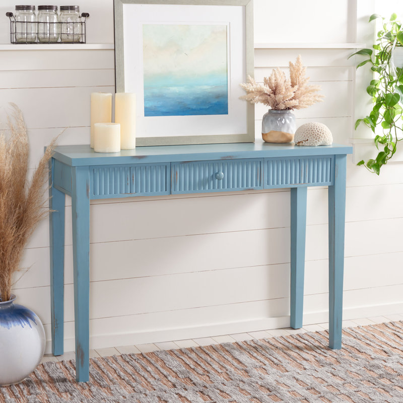 Console 43,25 po, Bleu, Bleu