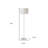 Haubstadt 60" White Metal Floor Lamp With White Drum Shade-2067019423-2067019422