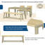 Banc en bois massif Farmhouse Modern - 59 po intérieur et extérieur couvert-1417831851