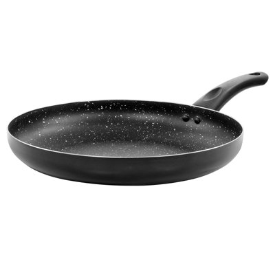 Oster 12 Inch Aluminum Nonstick Frying Pan With Bakelite Handle in Black
