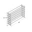 Porte-bouteilles sur pied 72 bouteilles Paizlee