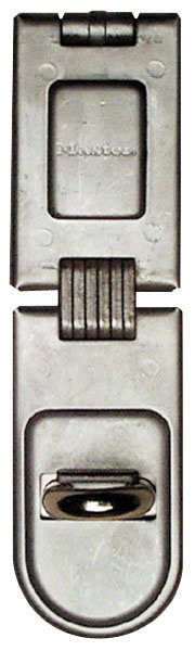 6-1/4 Inch Silver Zinc Plated Steel Fixed Staple Hasp