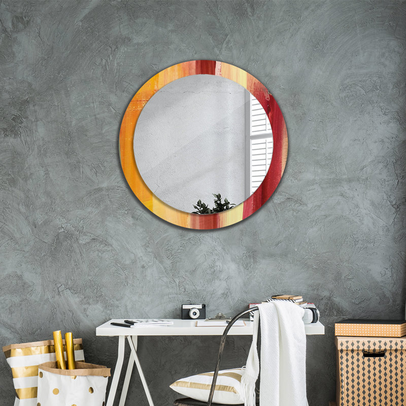 Huldar Glass Flat Wall Mirror