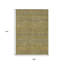 Tapis intérieur lavable rayé 9 pi x 12 pi sauge