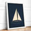 Sailing into Calm Coastal - Framed Print-1176034576-1176034590