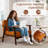 Kandas Faux Leather Armchair-1188473018