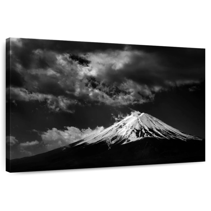 Alvord Monochrome Mount Fuji, 16" H x 24" W