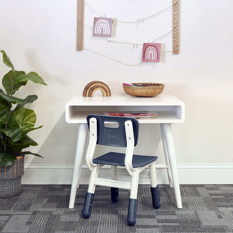 ECR4Kids Classroom Adjustable Chair, Flexible Seating, 2-Pack, Gray